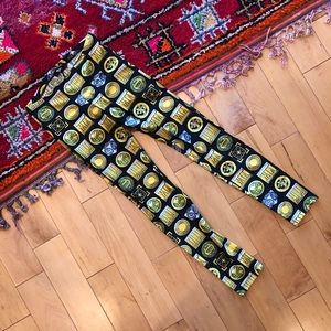 Authentic Versace Printed Leggings